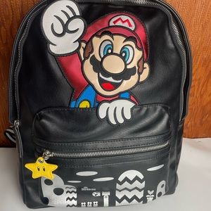 Danielle Nicole Super Mario Book Bag Leather NWT Nintendo